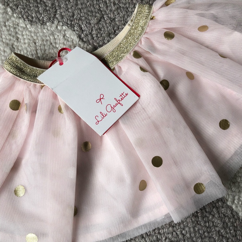 NWT Lili Gaufrette Baby Girl Tutu Skirt